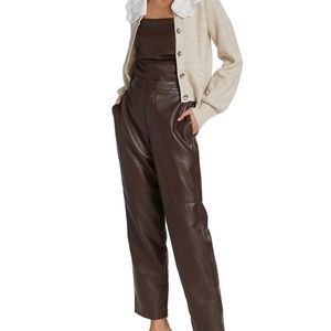 Brand new Wayf leather pants with tags. Size small.